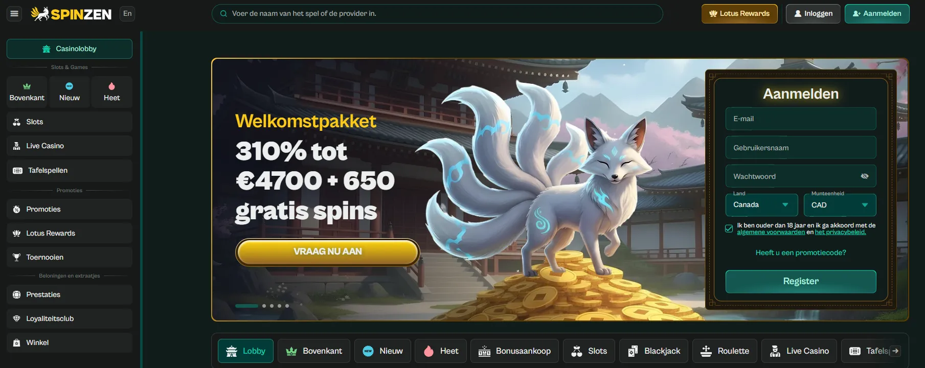 Spinzen Casino